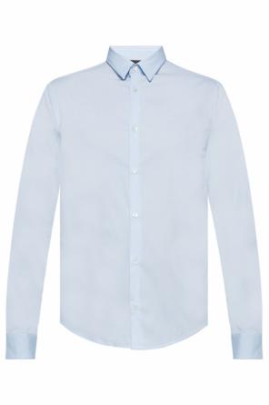 Logo-embroidered shirt, zdjęcie 1 Logo-embroidered shirt od Emporio Armani